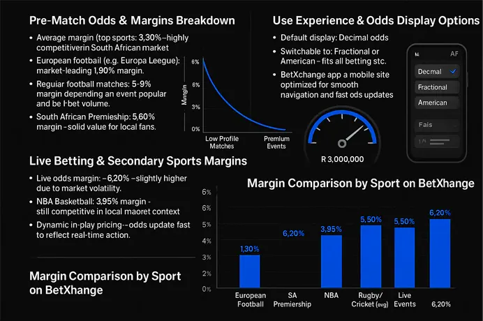 BetXchange Sportsbook Odds Quality & Payout Margins Infographic